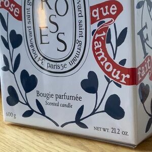 Diptyque Roses CANDLE 600g LARGE Constantin Riant x DIPTYQUE Roses Large Candle